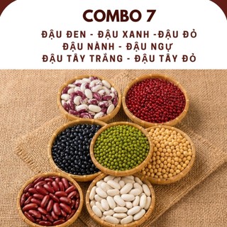 [Hàng Mới] COMBO 3,5,7,9 Loại Đậu Quê Hồn Quảng - Đậu Sạch, Không Chất Bảo Quản - Nấu Chè, Làm Sữa Hạt, Ăn Dặm Cho Bé