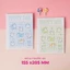 Tập Học Sinh Kẻ 4 Ô Ly 96/ 200 Trang HAPPY DAY CLASSMATE, Vở Kẻ Ngang Giấy 60gsm Bìa Dày Chống Nước