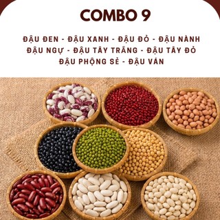[Hàng Mới] COMBO 3,5,7,9 Loại Đậu Quê Hồn Quảng - Đậu Sạch, Không Chất Bảo Quản - Nấu Chè, Làm Sữa Hạt, Ăn Dặm Cho Bé