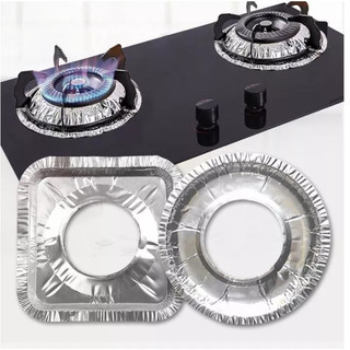 Set 10 Miếng Giấy Bạc Lót Bếp Ga Chống Vết Dầu Mỡ, Vết Bẩn Chống Hoen Gỉ 88542