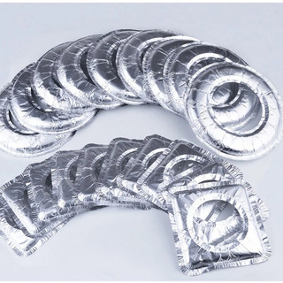 Set 10 Miếng Giấy Bạc Lót Bếp Ga Chống Vết Dầu Mỡ, Vết Bẩn Chống Hoen Gỉ 88542
