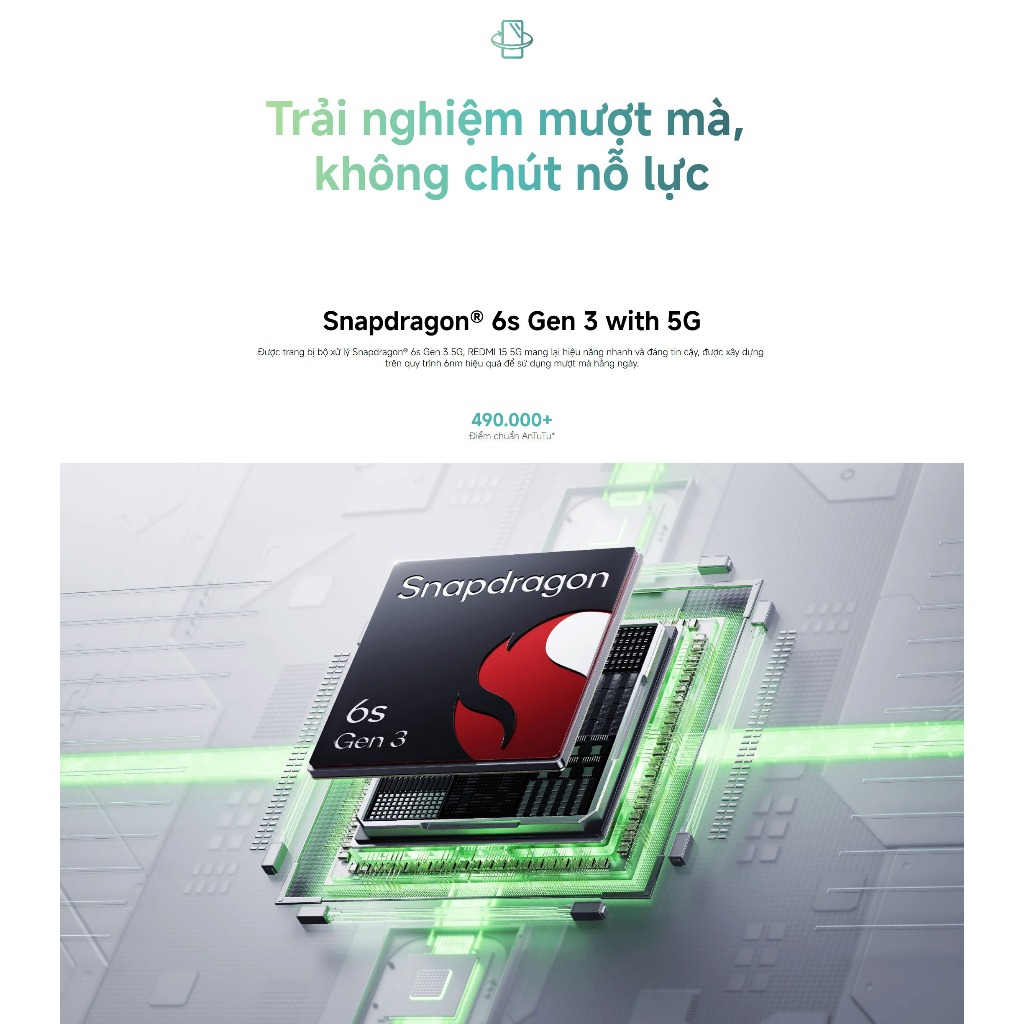 Điện Thoại Xiaomi Redmi 15 5G 4GB 128GB Chính Hãng | BigBuy360 - bigbuy360.vn