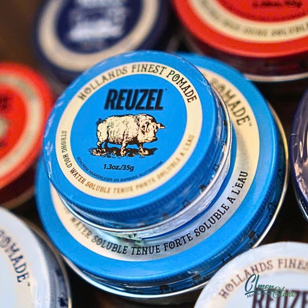 Sáp Vuốt Tóc Nam Reuzel Blue/Pink Pomade - Hàng Chính Hãng