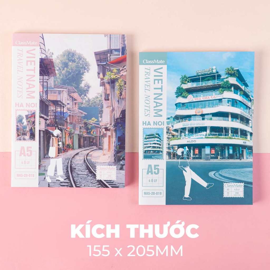Tập Học Sinh Miền Nam A5 Classmate Vở 4 ÔLy 70gsm 200 Trang Vở 4 ÔLi 2x2mm Vở Học Sinh Cấp 1 Tập Viết Ghi Bài NA5-20-019
