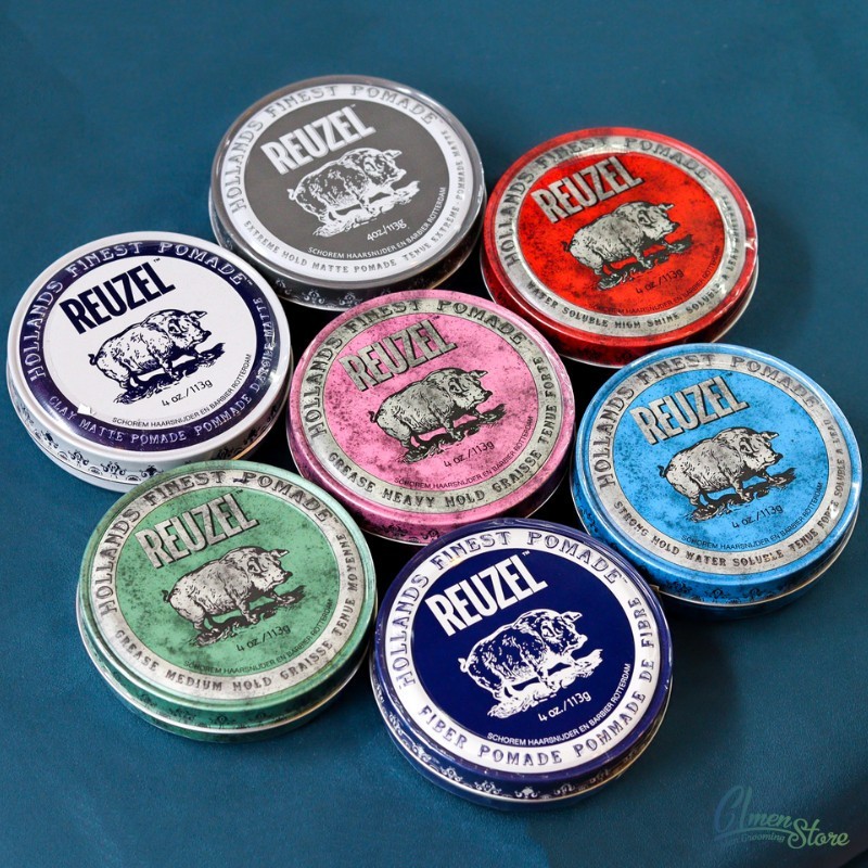 Sáp Vuốt Tóc Nam Reuzel Blue/Pink Pomade - Hàng Chính Hãng