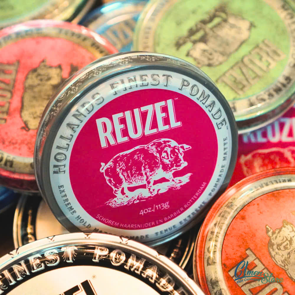 Sáp Vuốt Tóc Nam Reuzel Blue/Pink Pomade - Hàng Chính Hãng