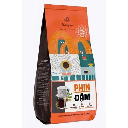 Cà Phê Truyền Thống Phin Đậm 500g TẶNG 1 TRÀ, cafe đậm mạnh, thơm nồng, hậu đậm, Phương Vy Coffee-CHÍNH HÃNG