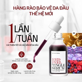 Tinh Chất Peel Da Red Peel Tingle Tẩy Da Chết Serum Tái Tạo Da Red Peel Làm Sáng Da Thu Nhỏ Chân Lông - Skinora Beauty