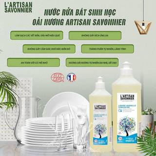 Nước rửa bát sinh học hương chanh Artisan Savonnier 1L
