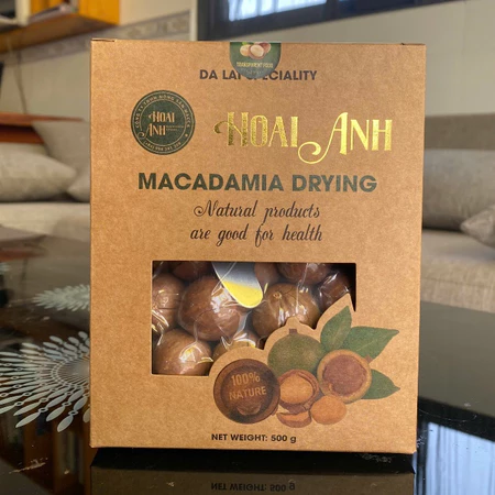 Hạt Macca Sấy 500g - Hạt Macca Hoài Anh Lâm Đồng - Hạt dinh dưỡng