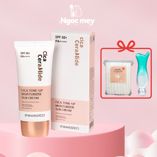 Kem Chống Nắng Nâng Tone A-Zian Pomedeci SPF50+ PA++++ 50ml Dưỡng Ẩm Không Bết Dính Cho Mọi Loại Da