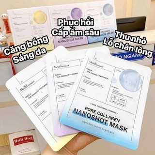 Mặt Nạ Thạch Collagen MediAnswer Nâng Cơ Mặt Nạ Medianswer Vita/Pore/Calming Collagen Nanoshot 5 miếng -Skinora Beauty