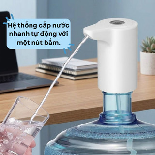 Máy bơm nước tự động cho bình nước, vòi lấy nước tiện lợi, thiết kế gọn nhẹ dùng cho gia đình, văn phòng