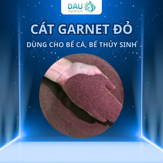 Cát Garnet Đỏ - Cát trải nền bể cá, hạt mịn ít bụi - Phù hợp nhiều phong cách