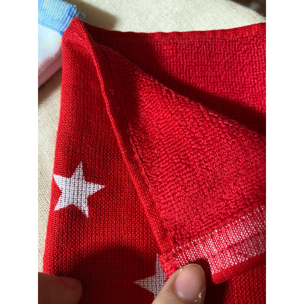 Combo 2 khăn tay 25x25cm hàng xuất dư 100% cotton siêu xinh