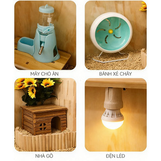 Lồng nuôi thú cưng gỗ mica trong suốt an toàn cho vật nuôi