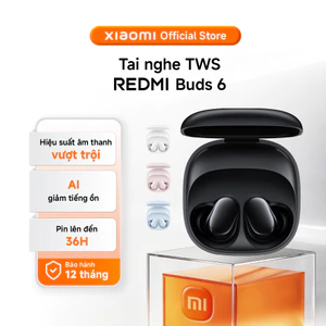 Xiaomi Tai nghe Bluetooth TWS thông minh Buds 6 Play | AI giảm tiếng ồn | Pin lên đến 36h - BH 1 năm chính hãng