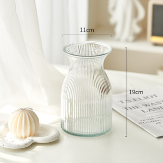 Bình thủy tinh cắm hoa trang trí đế bằng, bình cắm hoa trang trí nhà cửa Đế bằng