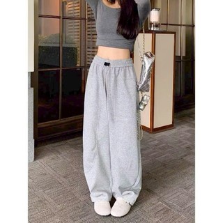 Quần Ống Rộng Unisex In Cờ Mỹ Túi Sau, Quần Nỉ Dáng Suông Dài Chất 2 Da Siêu Mềm Mịn Hot Trend 2025