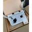 ⚡️[Hight Quality] Túi Đeo Chéo \/ Nam Nữ White Full Box - Điểm Nhấn Hoa Xám Trắng Phối Tag Treo Cao Cấp Loại Q