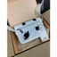 ⚡️[Hight Quality] Túi Đeo Chéo \/ Nam Nữ White Full Box - Điểm Nhấn Hoa Xám Trắng Phối Tag Treo Cao Cấp Loại Q