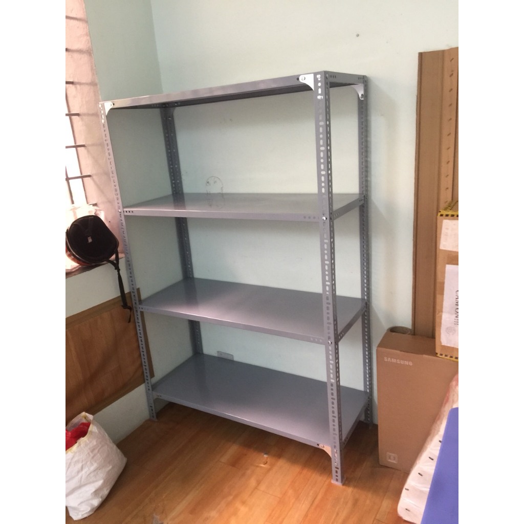 {Hàng dày} Kệ sắt Tiến Phát kệ v lỗ dài 1m2 x rộng 0.3m x cao 2m 1m8 1m5 kèm ốc bát sơn tĩnh điện | BigBuy360 - bigbuy360.vn