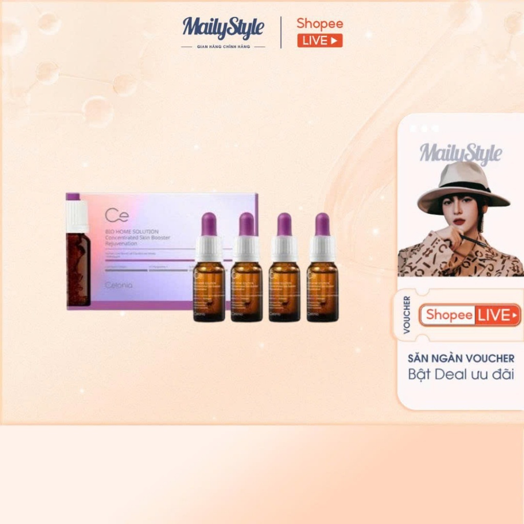 A20_ (KÈM QUÀ) Tinh Chất Hỗ Trợ Sáng Da Từ Tế Bào Bốc Celonia Bio Home Solution Concentrated Skin