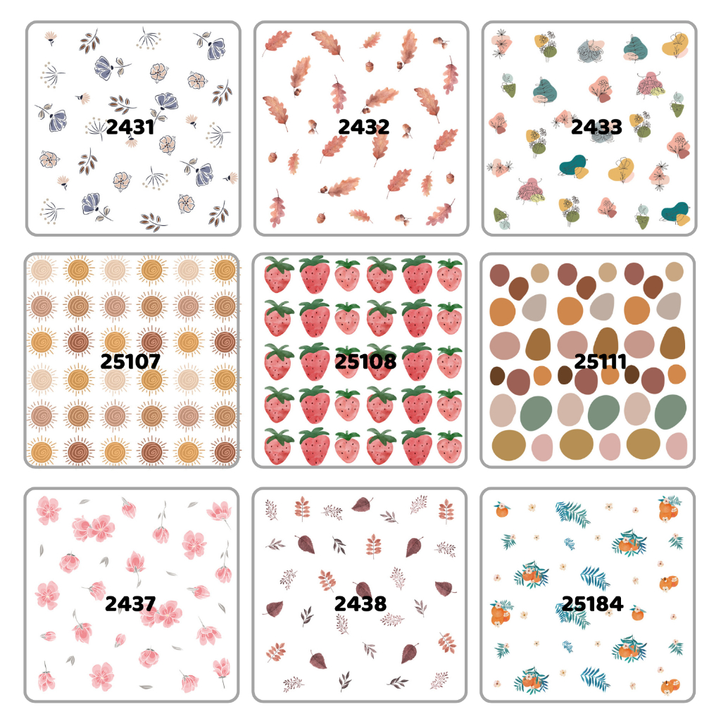 [Nhiều Mẫu Bộ 2] Decal Dán Tường Họa Tiết Hoa Cỏ Lá Cây Có Keo Sẵn - Trang Trí Tường Nhà, Quán Cà Phê