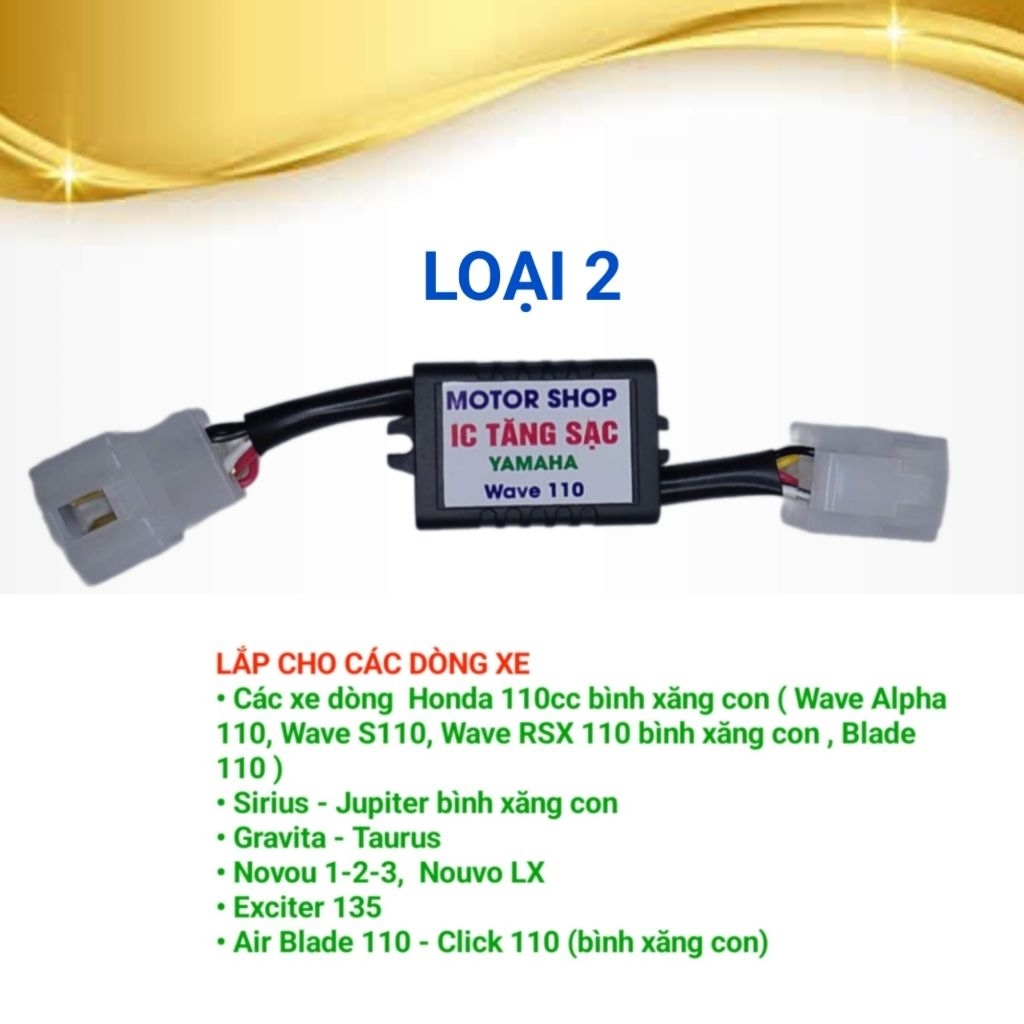 IC TĂNG SẠC loại có sẵn rắc cắm như zin