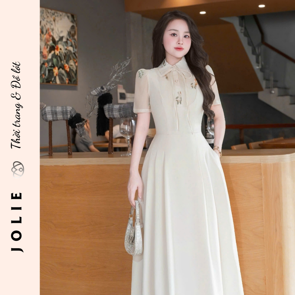 Váy Dài JOLIE Thiết Kế Dáng Suông Chất Liệu Cao Cấp Sang Trọng