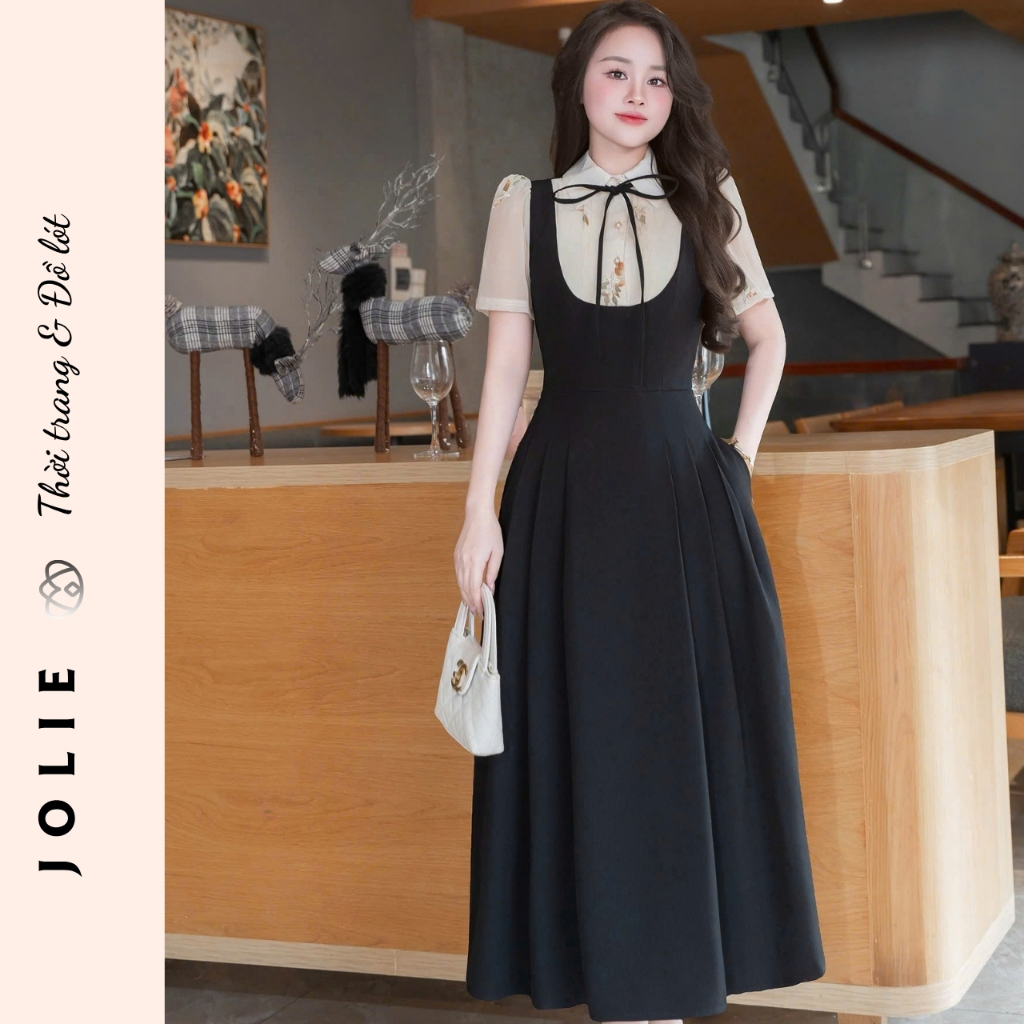 Váy Dài JOLIE Thiết Kế Dáng Suông Chất Liệu Cao Cấp Sang Trọng