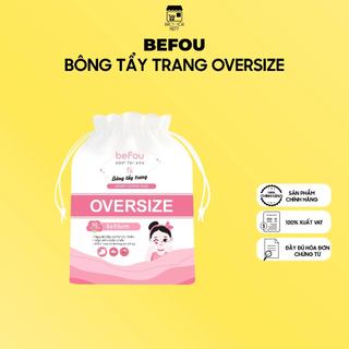 Bông Tẩy Trang Cotton Vuông To Befou oversize 50 Miếng