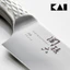 Dao KAI Nhật Sekimagoroku Shoso Santoku Knife dao bếp thái đầu tròn bằng thép không rỉ cacbon liền mảnh 165mm AB5156