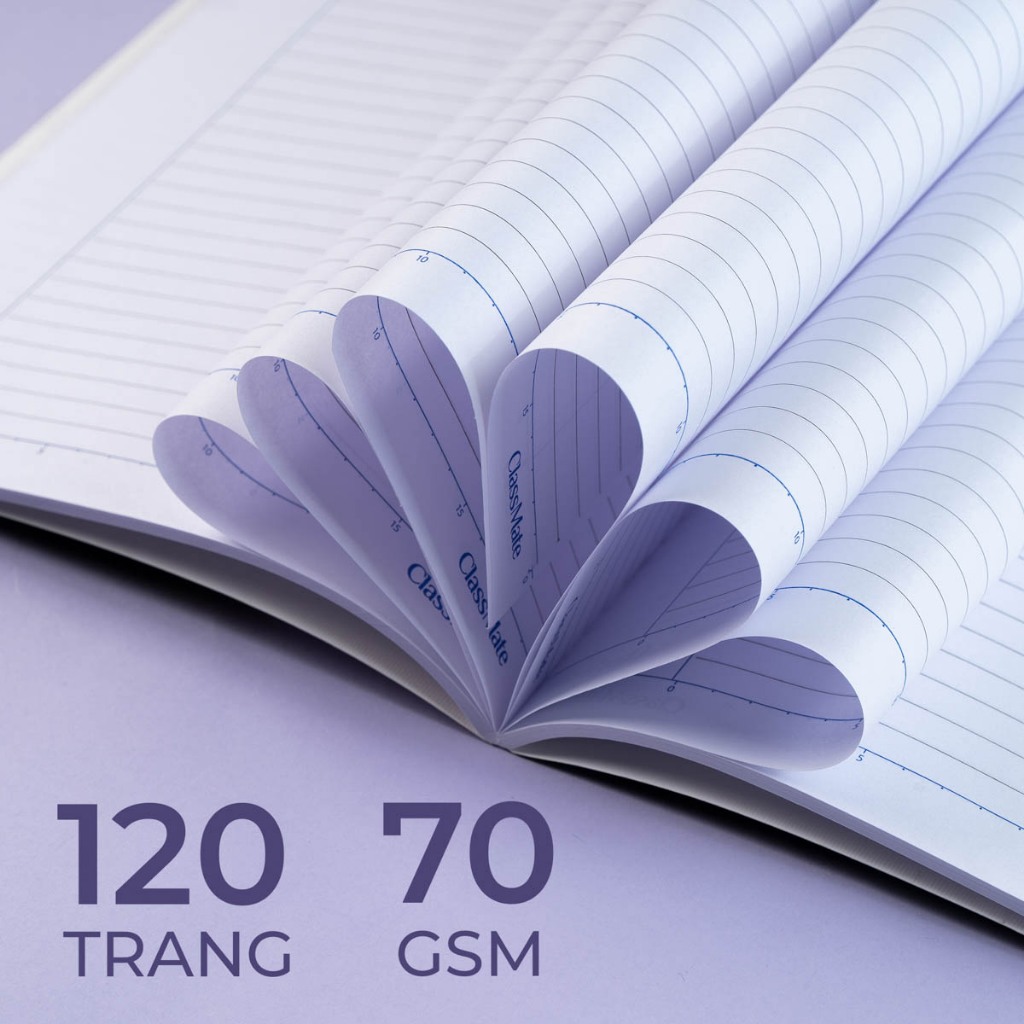 Vở Kẻ Ngang Van Gogh ClassMate Vở 120 Trang B5 Vở Viết 70gsm Ghi Chép, Viết Bài, Bìa Chống Nước NB5-12-0326