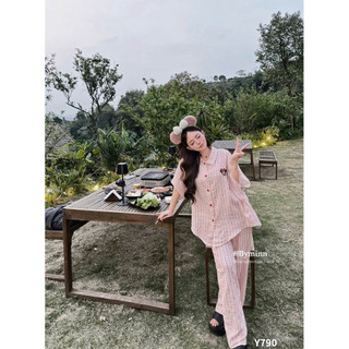 Set Bộ Đồ Ngủ Thêu Mickey QC Siu Hot