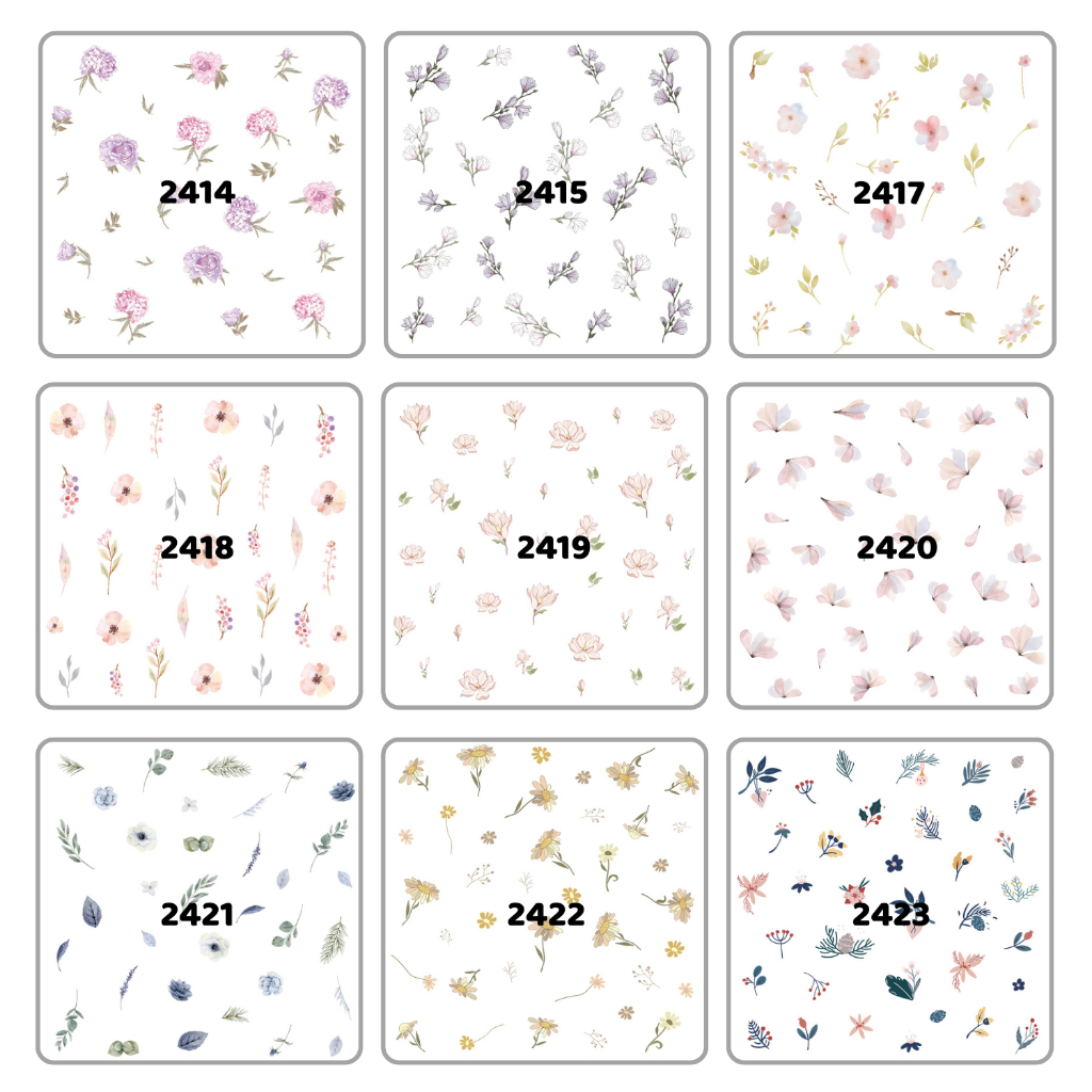 [Nhiều Mẫu Bộ 3] Decal Dán Tường Họa Tiết Hoa Cỏ Lá Cây Có Keo Sẵn - Trang Trí Tường Nhà Quán Cà Phê