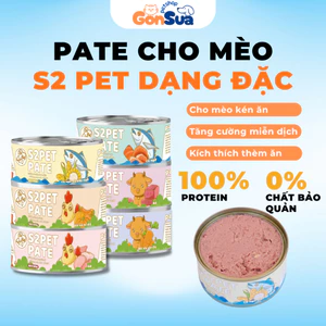 Pate Mèo S2Pet, Neeka Dạng Mousse & Gravy Lon 85g, Pate S2Pet Mèo Dạng Đặc Và Sốt
