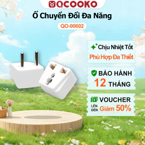 Ổ Chuyển Đổi 3 Chấu Sang 2 Chấu Phích Cắm Chuyển Đổi 3 Chân Sang 2 Chân Loại Tròn 4.8mm 220V
