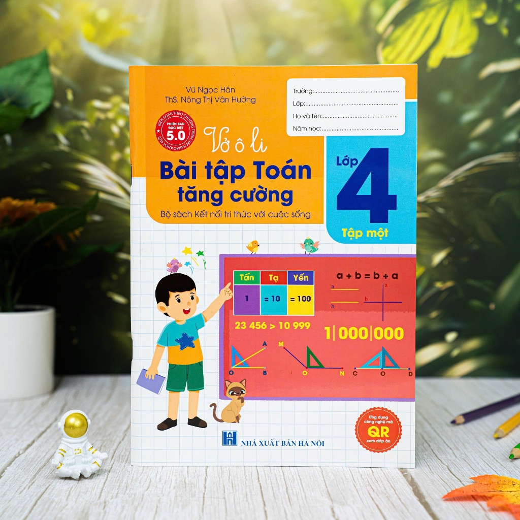 Sách - Vở Ô Li Bài Tập Toán tăng cường lớp 4 tập 1 (Bộ sách kết nối tri thức với cuộc sống)
