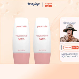 T639_ Combo (01 Tuýp) M37 Kem chống nắng Peacholic + (01 Tuýp) C08 KCN Lumiderm SPF 50 PA++++ tuýp 50ml + (01 Tuýp) C36