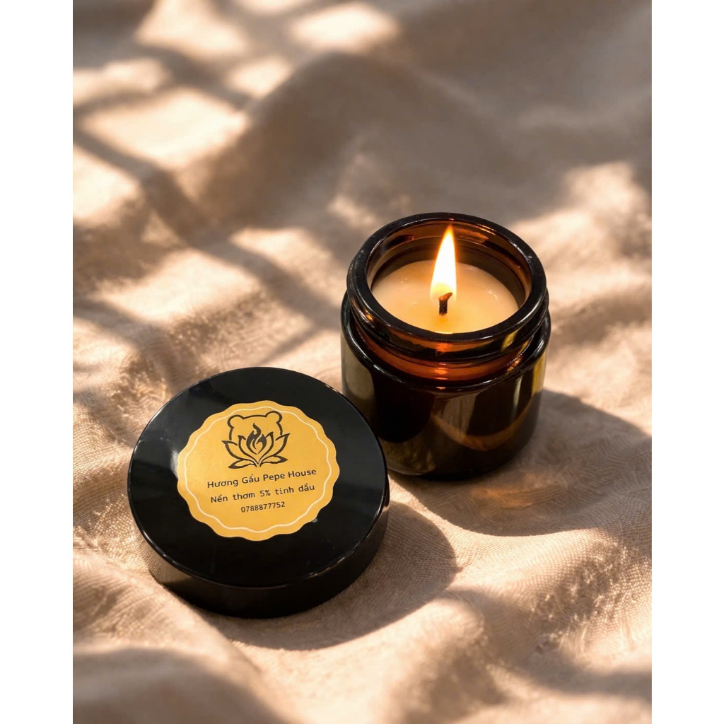 Nến thơm handmade 50g - đốt phòng ,thư giãn - mùi hương hoa ,trái cây