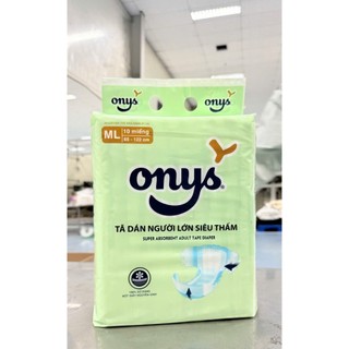 (Hoả tốc)Tã dán ONYS, Phú Đạt size M/L10/xl10 cho người già có vách ngăn chống tràn, tã dán an tâm size m8/l8/xl8