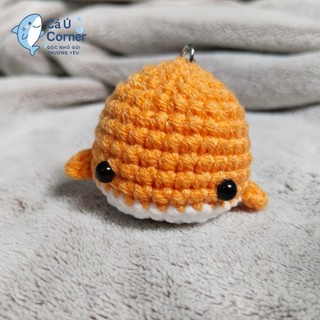 Móc khóa len cá voi | Made to Order – Thời gian chuẩn bị 15 ngày