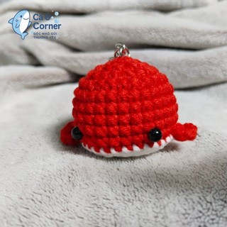Móc khóa len cá voi | Made to Order – Thời gian chuẩn bị 15 ngày