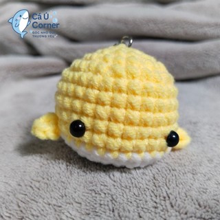 Móc khóa len cá voi | Made to Order – Thời gian chuẩn bị 15 ngày