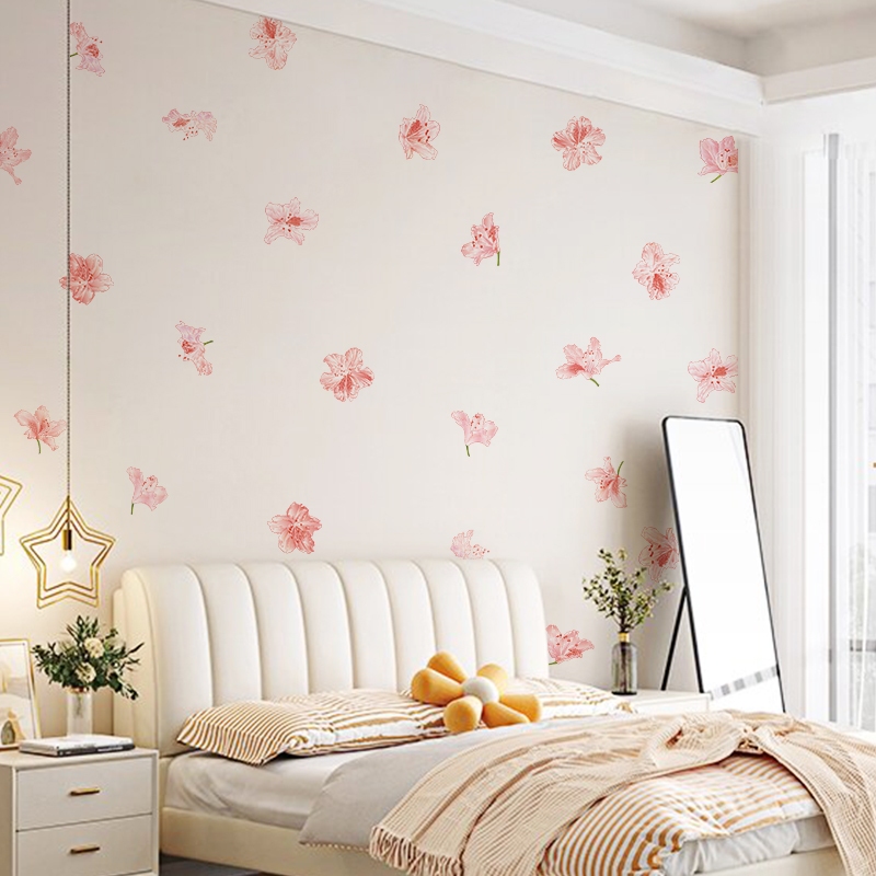 [Nhiều Mẫu Bộ 4] Decal Dán Tường Họa Tiết Hoa Cỏ Lá Cây Có Keo Sẵn - Trang Trí Tường Nhà-Quán Cà Phê