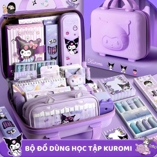 Set Văn Phòng Phẩm Màu Tím Cute – Hộp Quà Tặng Đồ Dùng Học Tập, Bút Sổ Túi Dễ Thương Cho Học Sinh, Quà Sinh Nhật 1/6