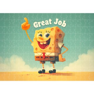 Combo 4 tranh ghép A3 SpongeBob TooYoo TG0097