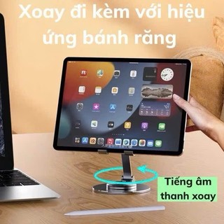 Giá đỡ điện thoại máy tính bảng hợp kim xoay 360 độ gấp gọn chống trượt - Phù hợp iPad iP ADR