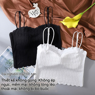Áo Yếm, Áo Hai Dây Dễ Phối Đồ - Có Đệm Ngực Tiện Lợi, Form Rộng Thời Trang